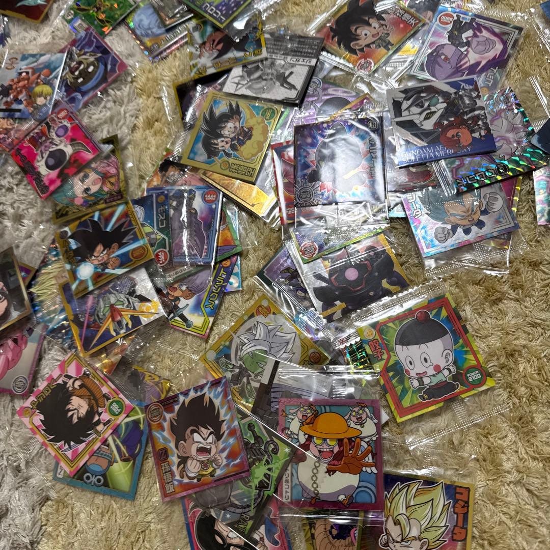 ワンピース、ドラゴンボール　他　ウエハースシール　まとめ売り【5473