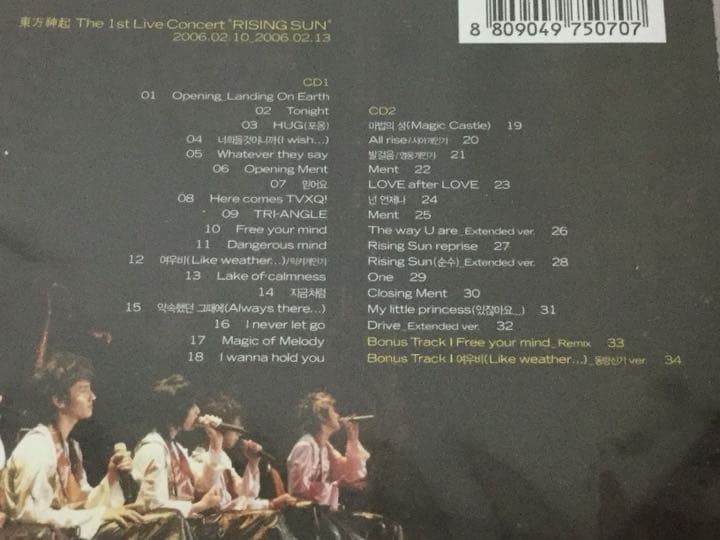 東方神起 / The 1st LIVE CONCERT～ RISING SUN