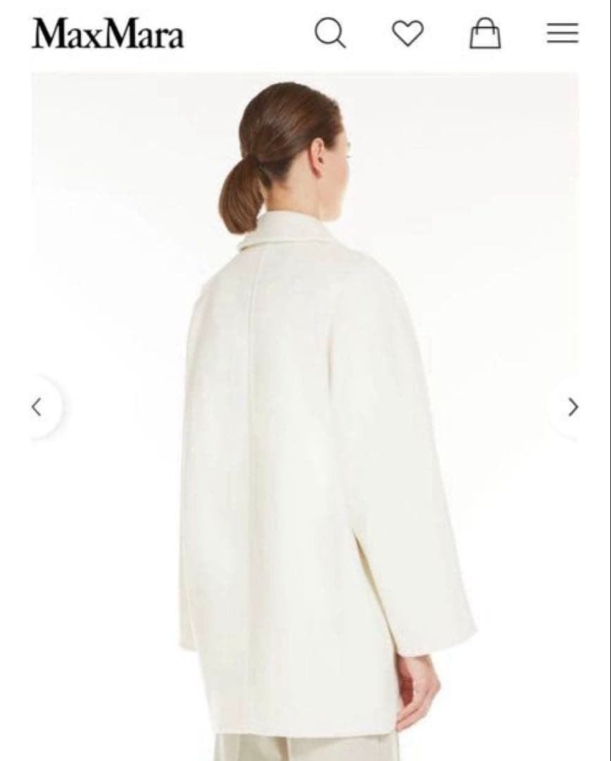 サオ様 値札付 MaxMara アイコンコートマダム ショート 101801