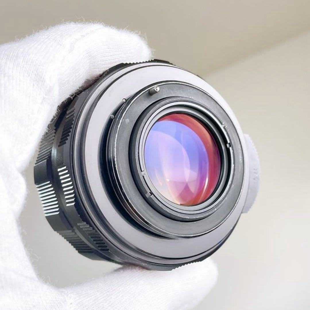 【美フレア】 スーパータクマー 55mm f1.8 M42光学美品 整備済