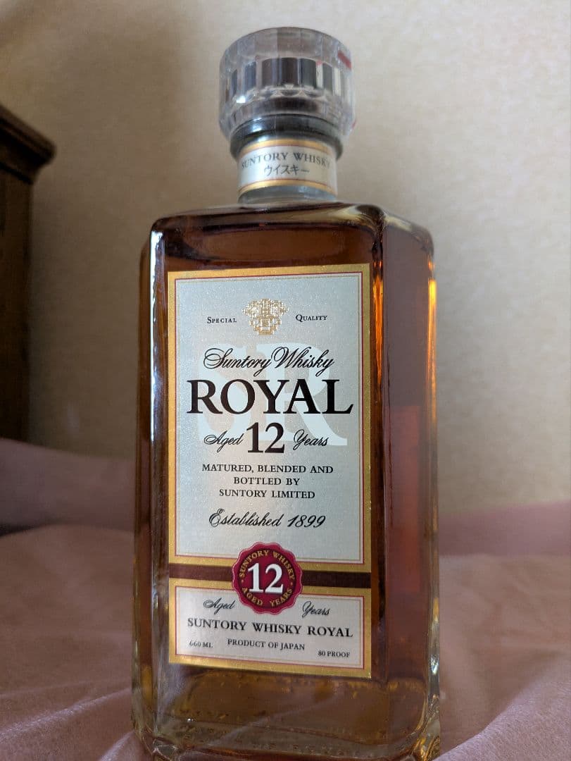 サントリーウイスキーローヤル スリムボトル SR12年 & ローヤル セット古酒
