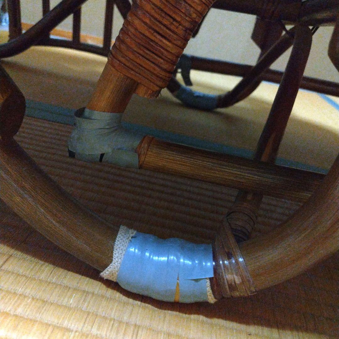 ラタンリクライニングチェア