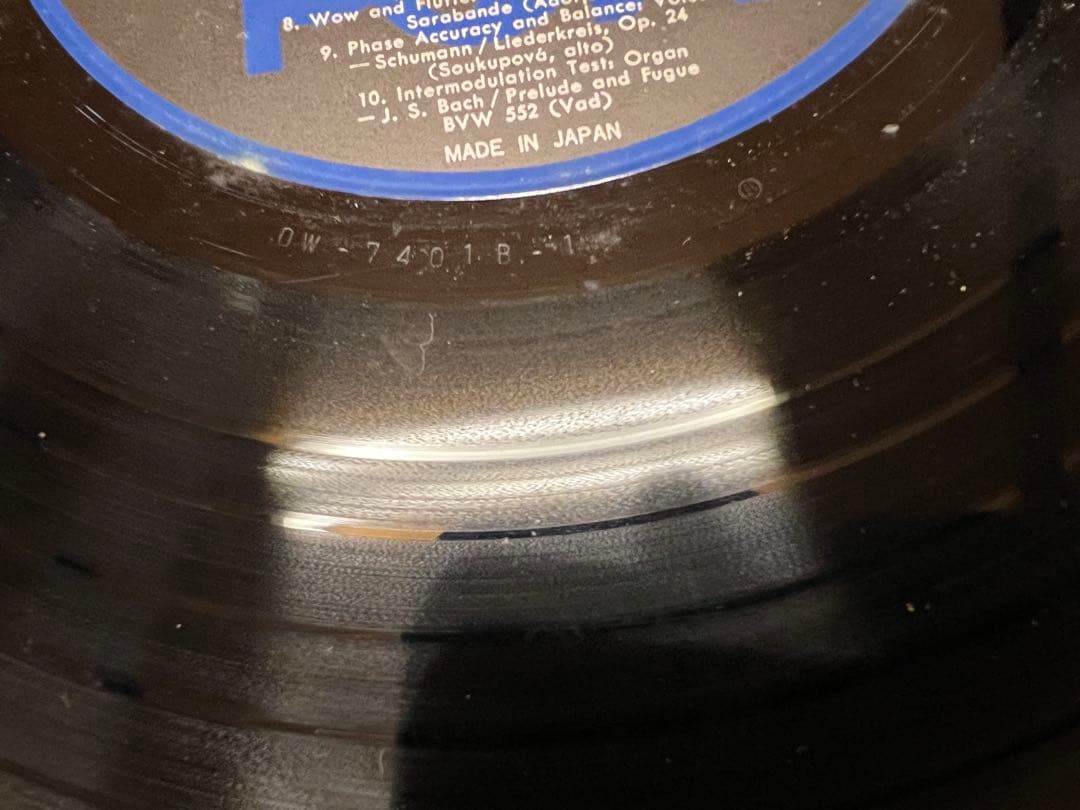 DENON OW-7401-NDオーディオチェック LPテストレコード　その他