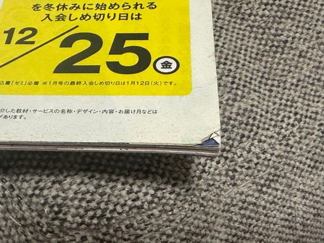 ベネッセ 進研ゼミ DM ダイレクトメール 漫画 チャレンジ 小学生版