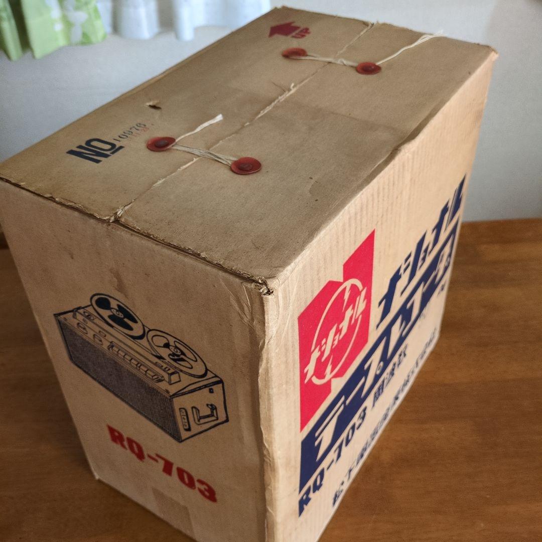 昭和レトロ NATIONAL RQ-703 テープレコーダー 箱入り