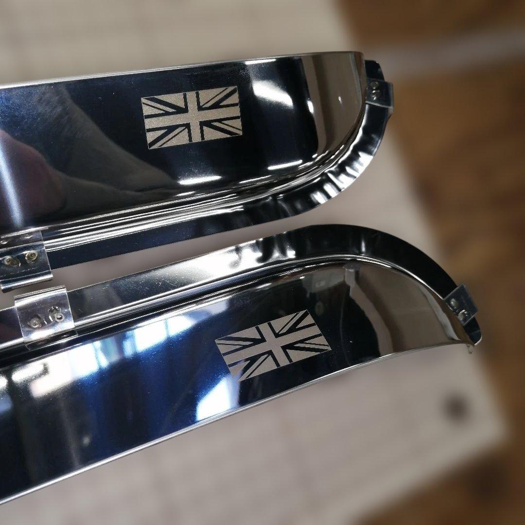 K*o様 ローバーミニ　ステンレスサイドバイザー　未使用