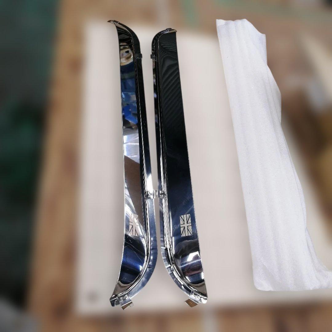 K*o様 ローバーミニ　ステンレスサイドバイザー　未使用