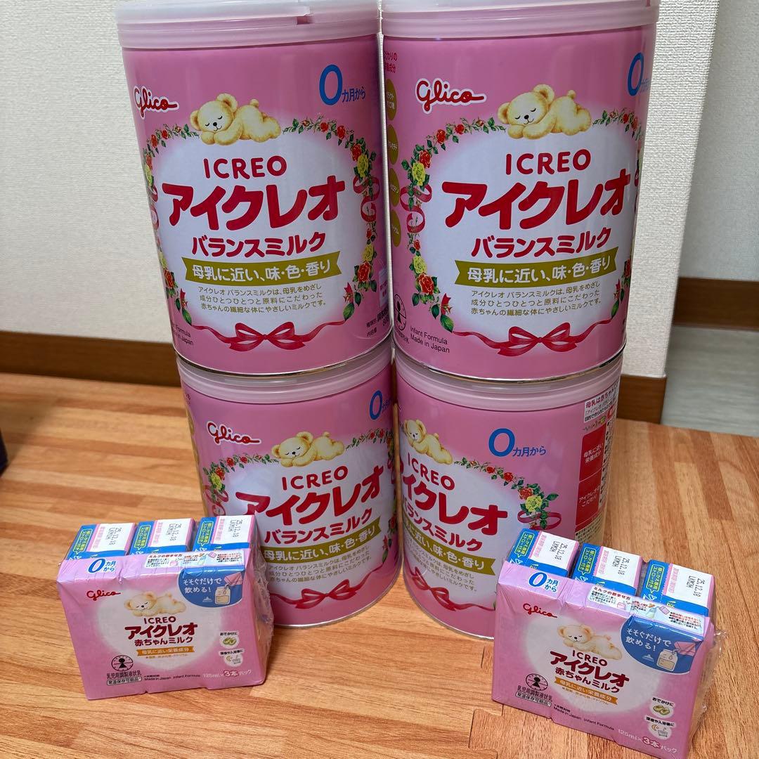 アイクレオ 800g4缶➕液体ミルク6本