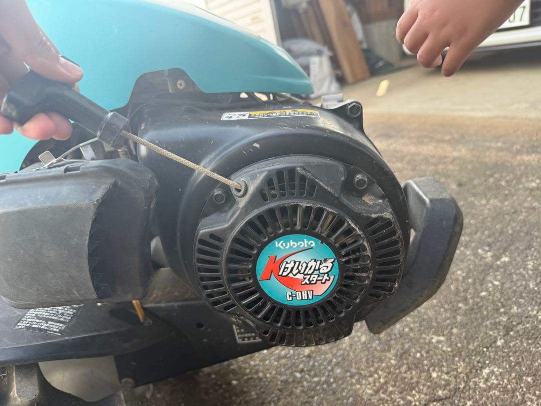 ほぼ数回のみの使用！良品クボタ　TR7000耕運機 管理機　動作良好