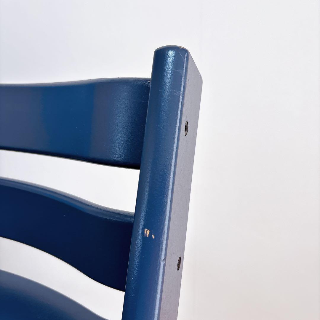 良品　ストッケ　トリップトラップ　廃盤カラー　ダークブルー　ベビーチェア