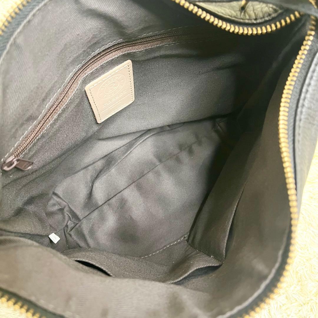 ★極美品★russet本革軽量 2wayソフトレザーシンプルショルダーバッグ