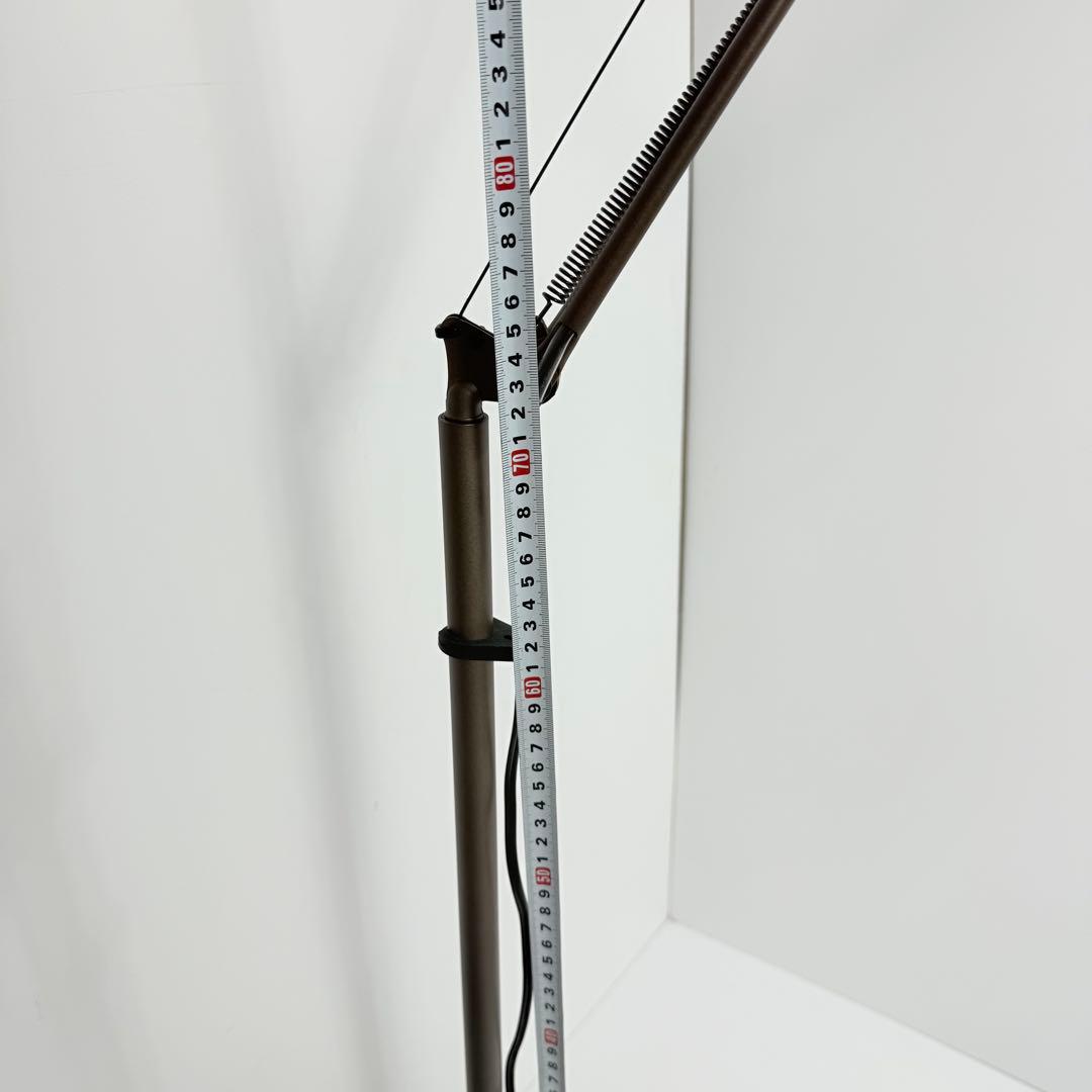 絶版品　スワン電器 LEDフロアスタンド　ブラウンAS-745