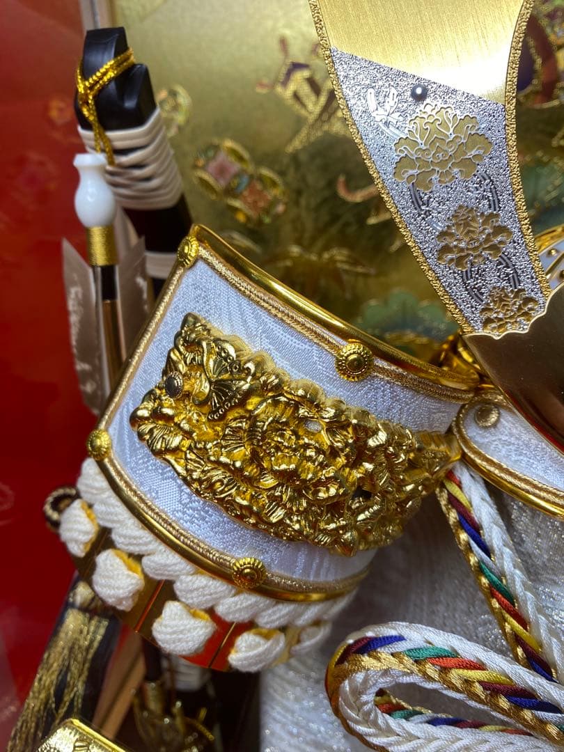 東京久月　五月人形　兜飾り　白木アクリルケース入