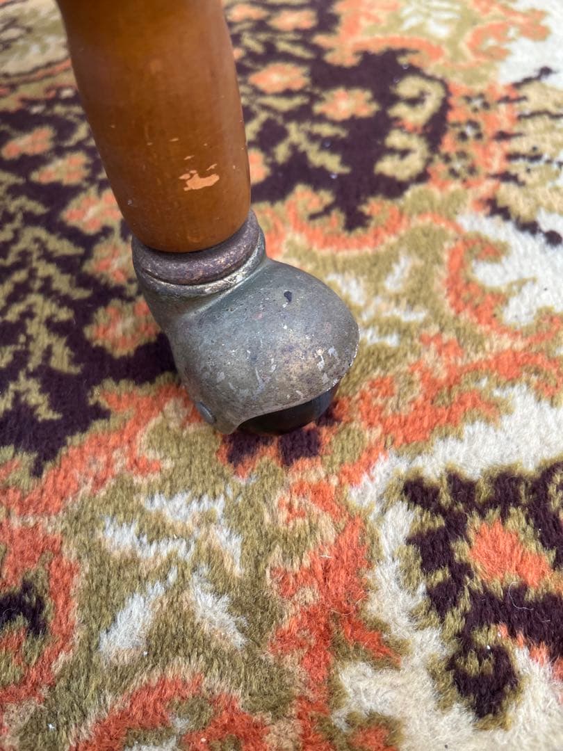 3段 キッチンワゴン レトロポップ 昭和レトロ 花柄 インテリア 当時物