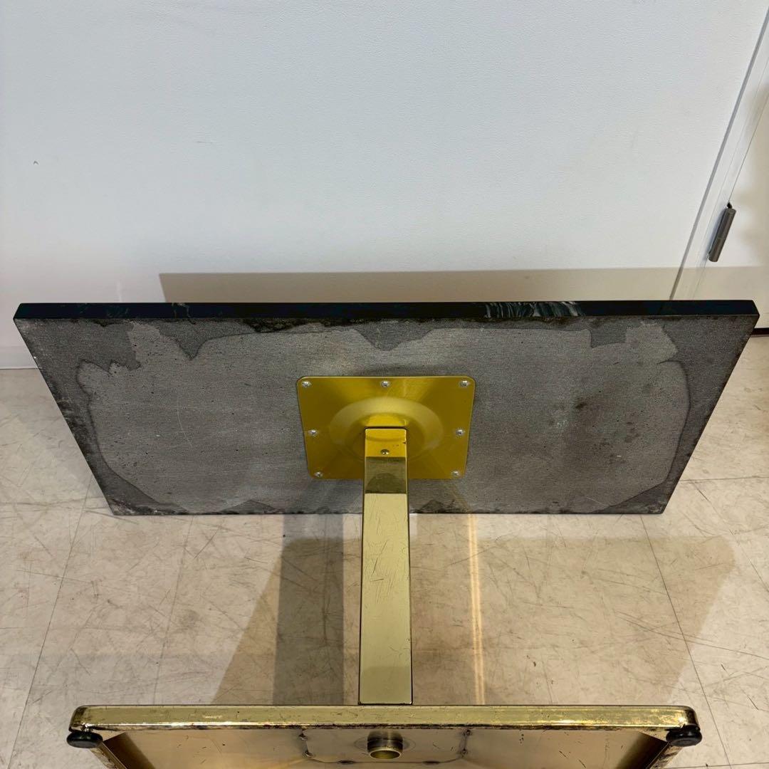 大理石テーブル　天然石テーブル　店舗什器　飲食店　大理石　金属脚 2/2