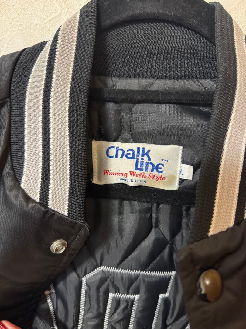 ［美品］RAIDERS スタジャン Chalk Line