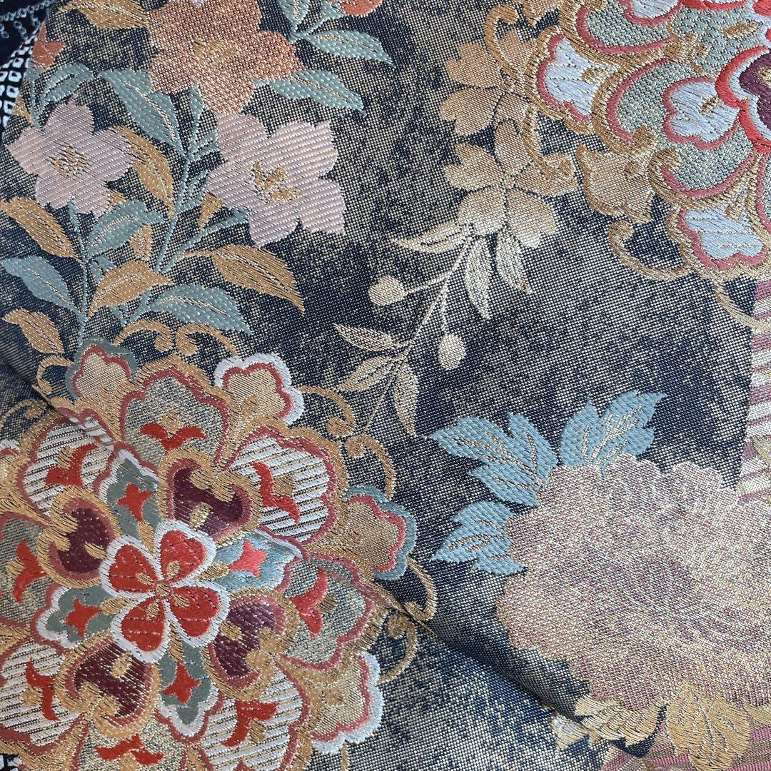 訪問着　フルセット　総絞り　宝相華　モノトーン　入学式　卒業式　着物　Q4