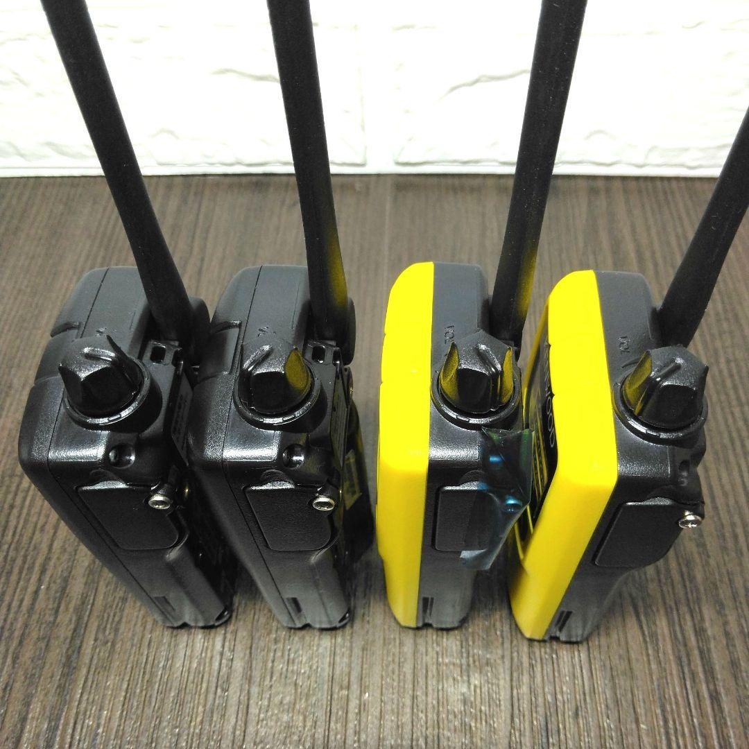 超美品4台フルセット★KENWOOD UBZ-EA20R特定小電力トランシーバー