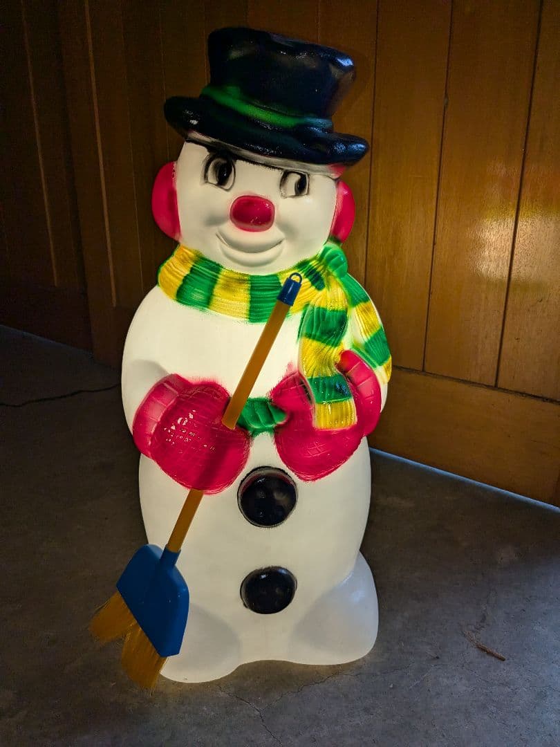 クリスマスイルミネーション　スノウマン