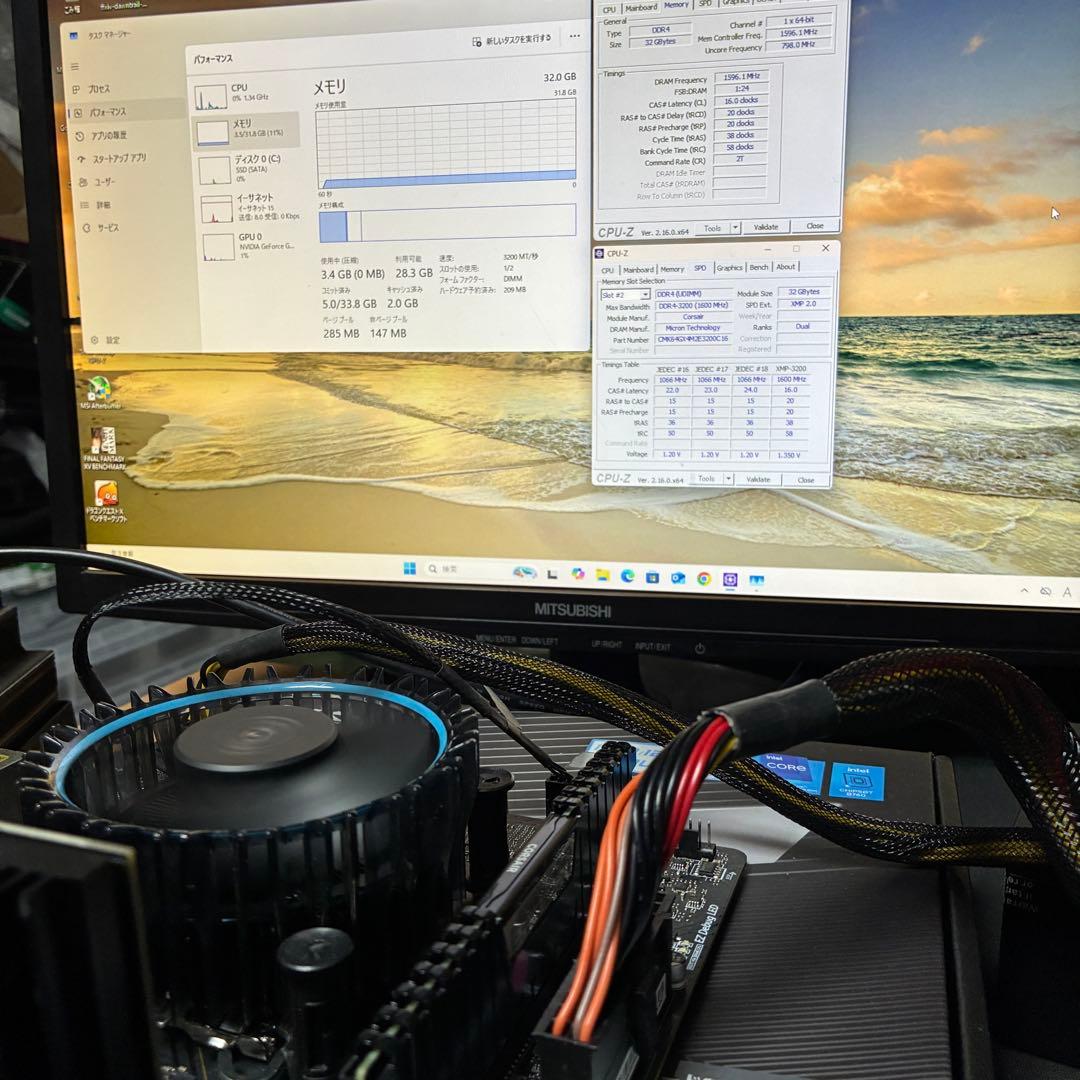 【訳あり動作品】Corsair DDR4-3200 32GB×1