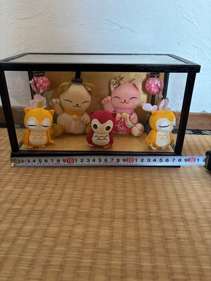 雛人形　ひな人形　猫　フクロウ