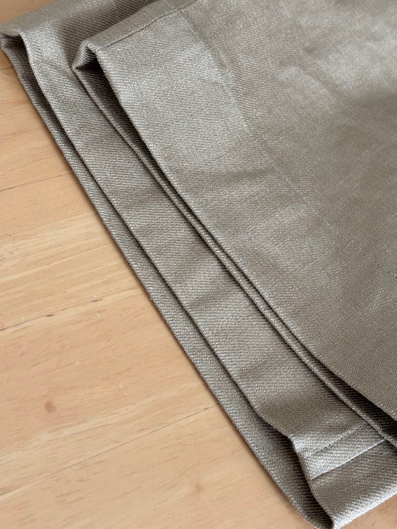 【美品】wafu リネンパンツ 感動の伸縮リネン ソロテックス ／ シャイン