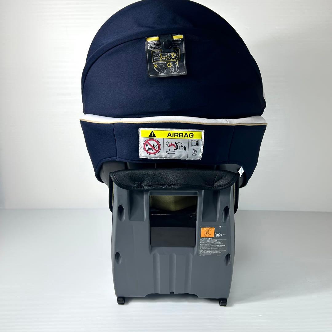 極美品☆コンビ チャイルドシート クルムーヴ スマートJL-590 ネイビー