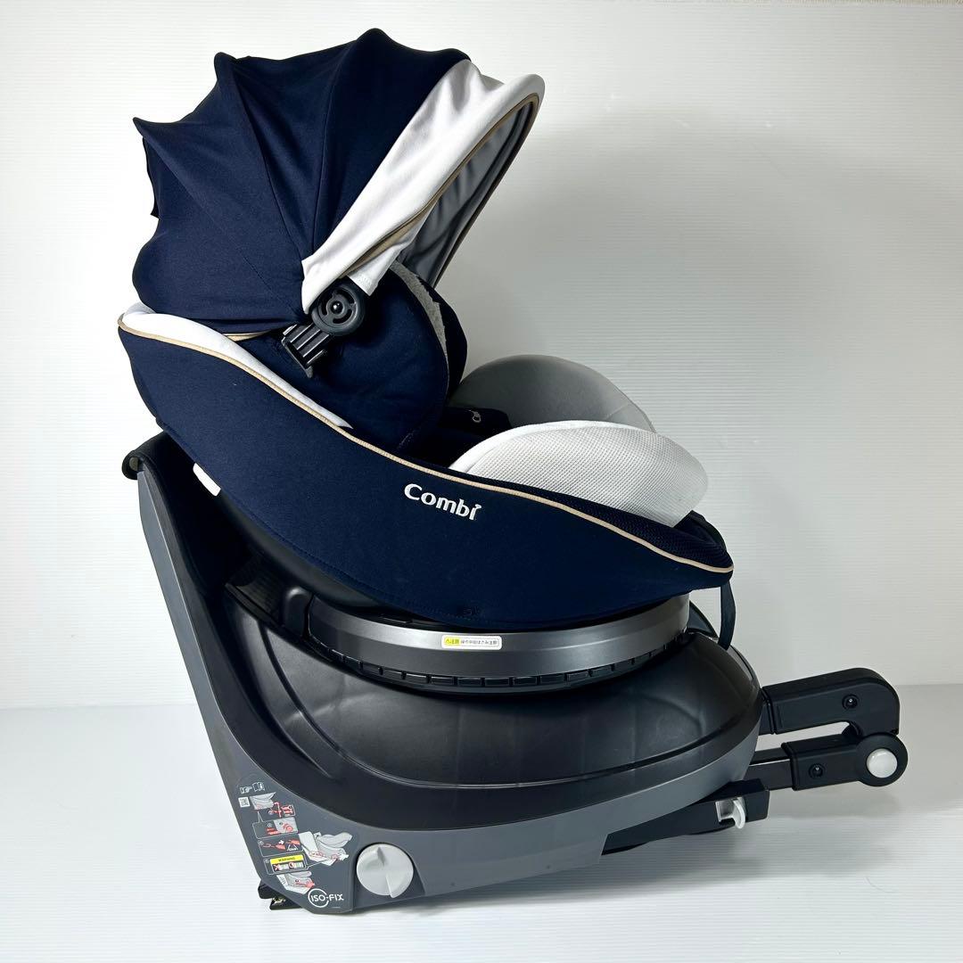 極美品☆コンビ チャイルドシート クルムーヴ スマートJL-590 ネイビー
