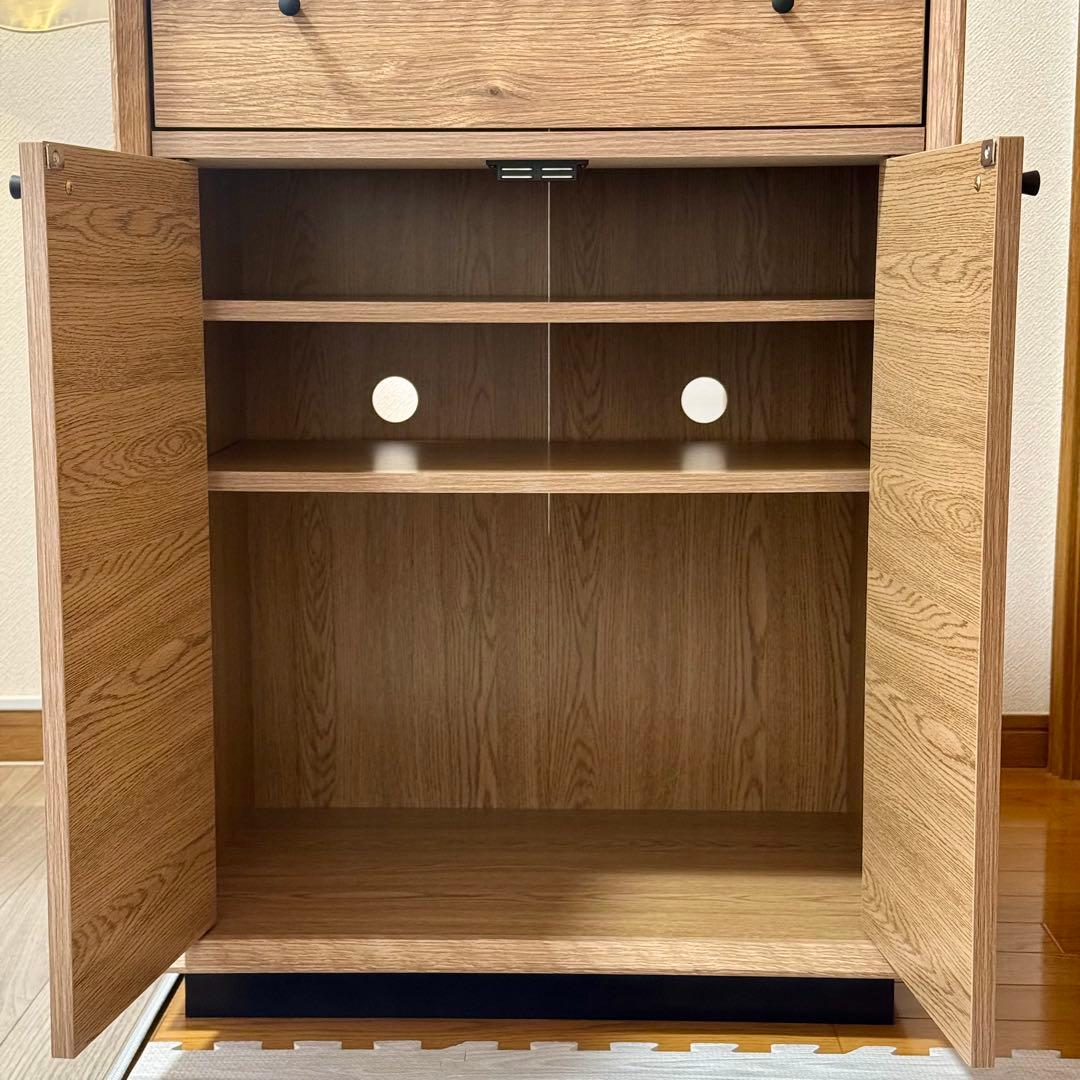 【くるっぽ】LOWYA ロウヤ キャビネット チェスト サイドボード 収納