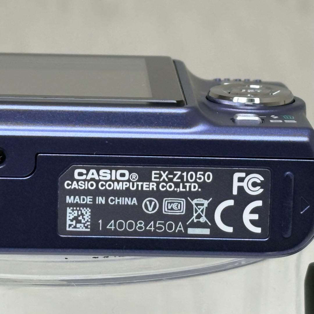 CASIO カメラ　EX-Z1050 充電器　ブルー コンデジ　動作品