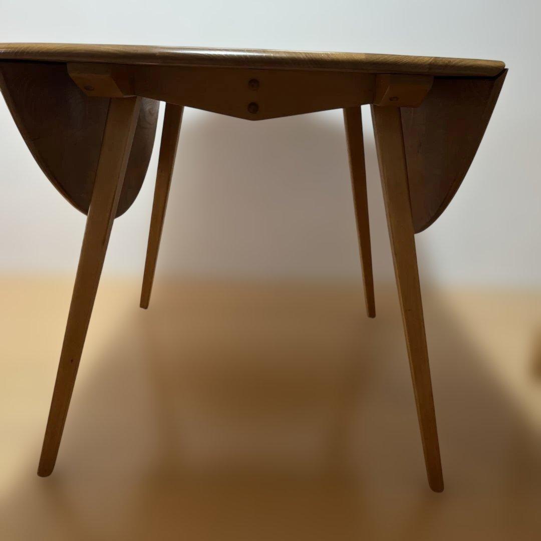 ERCOLアーコールドロップリーフテーブル　アンティーク家具　ダイニングテーブル