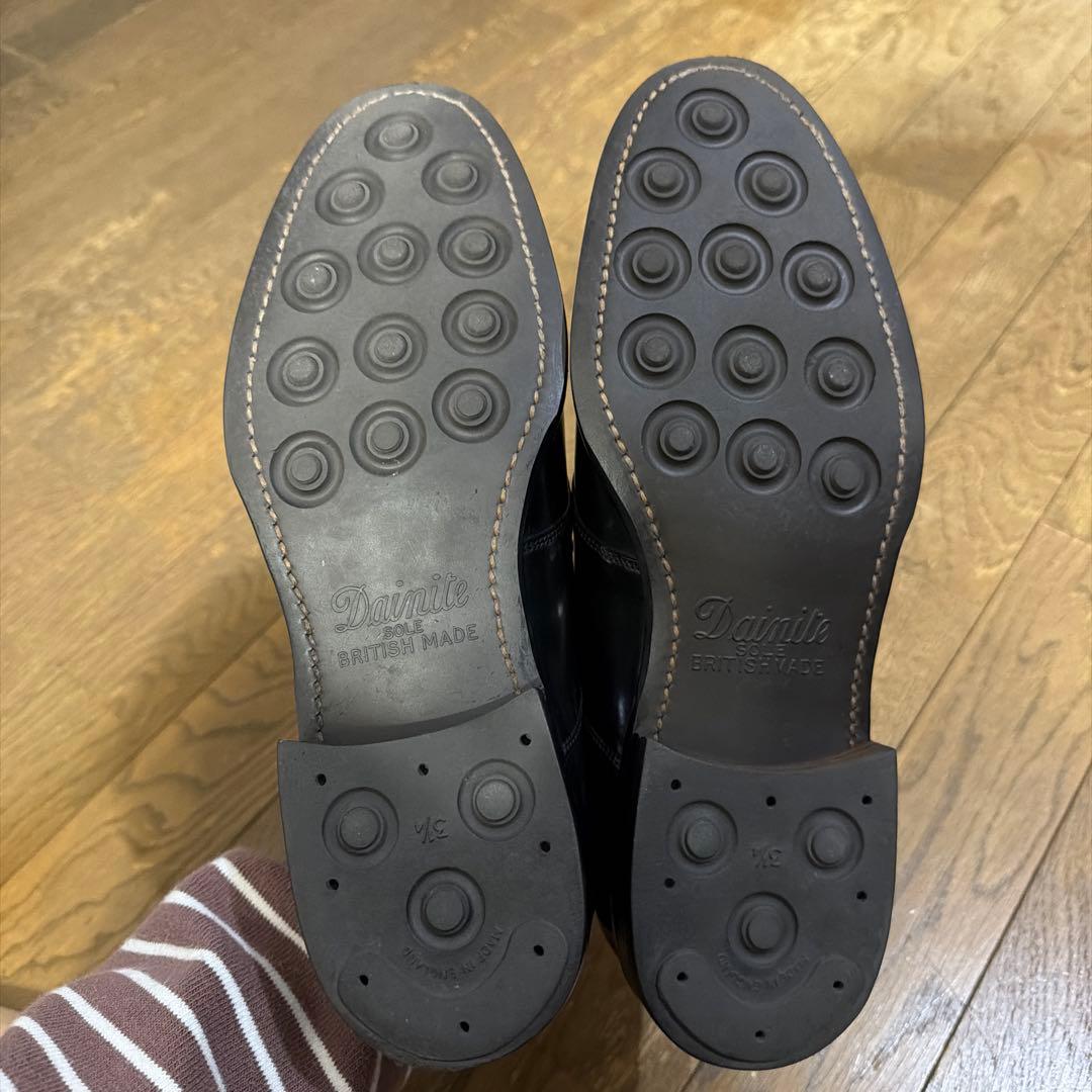 MEERMIN メルミン コードバン サドルシューズ ブラック 7