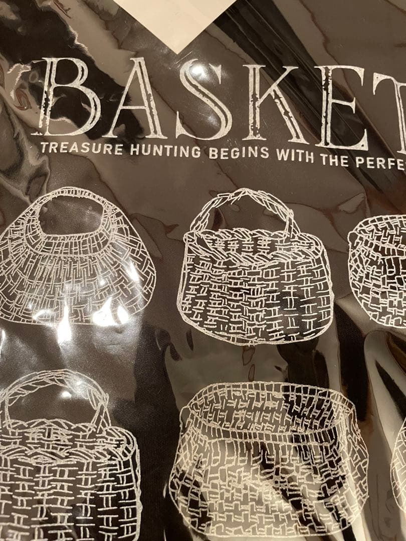 バスケットイラストTシャツ ブラック新品