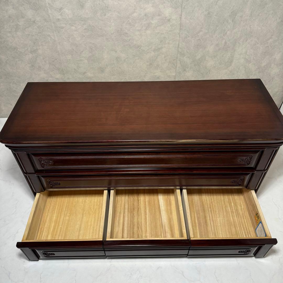 【高級桐タンス】府中家具上段 箪笥 時代家具 アンティーク レトロ 着物 装飾