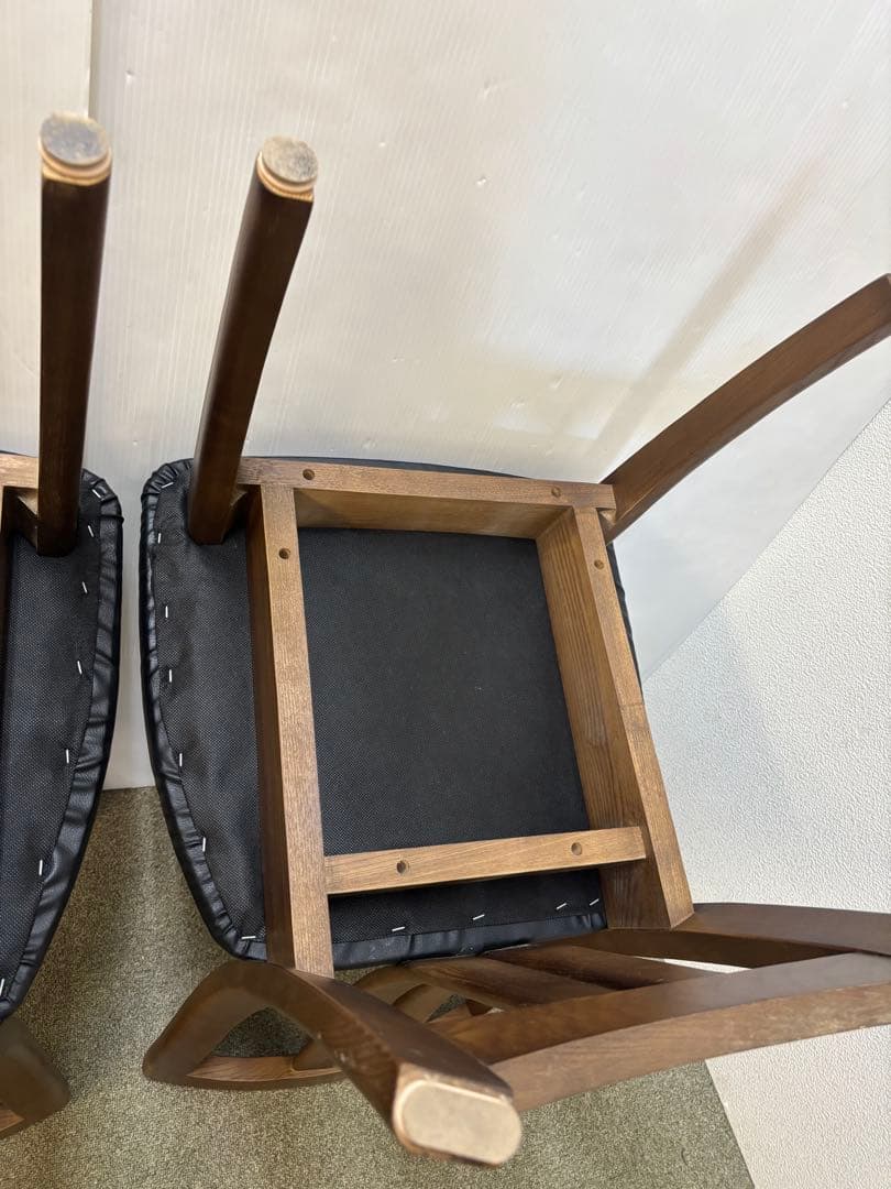 ② ダイニングチェア　２脚セット