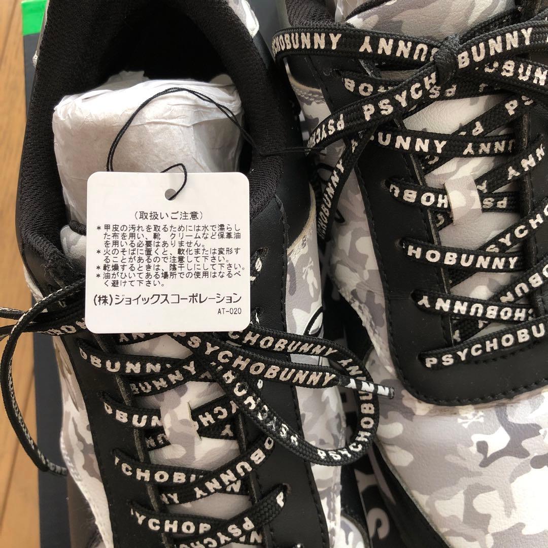 PSYCHO BUNNY カモフラージュ ゴルフスニーカーサイズ27.5cm