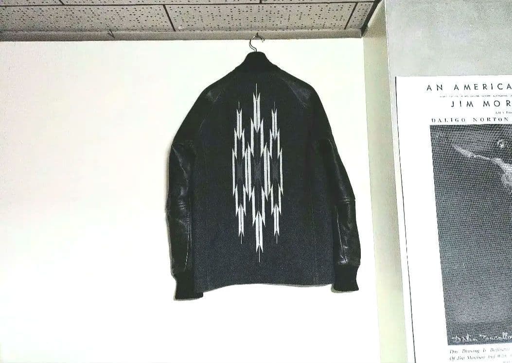 ✨大幅値下げ✨▼▼▼ ●アタッチメント● ▼▼▼ネイティブ柄レザースタジャン●