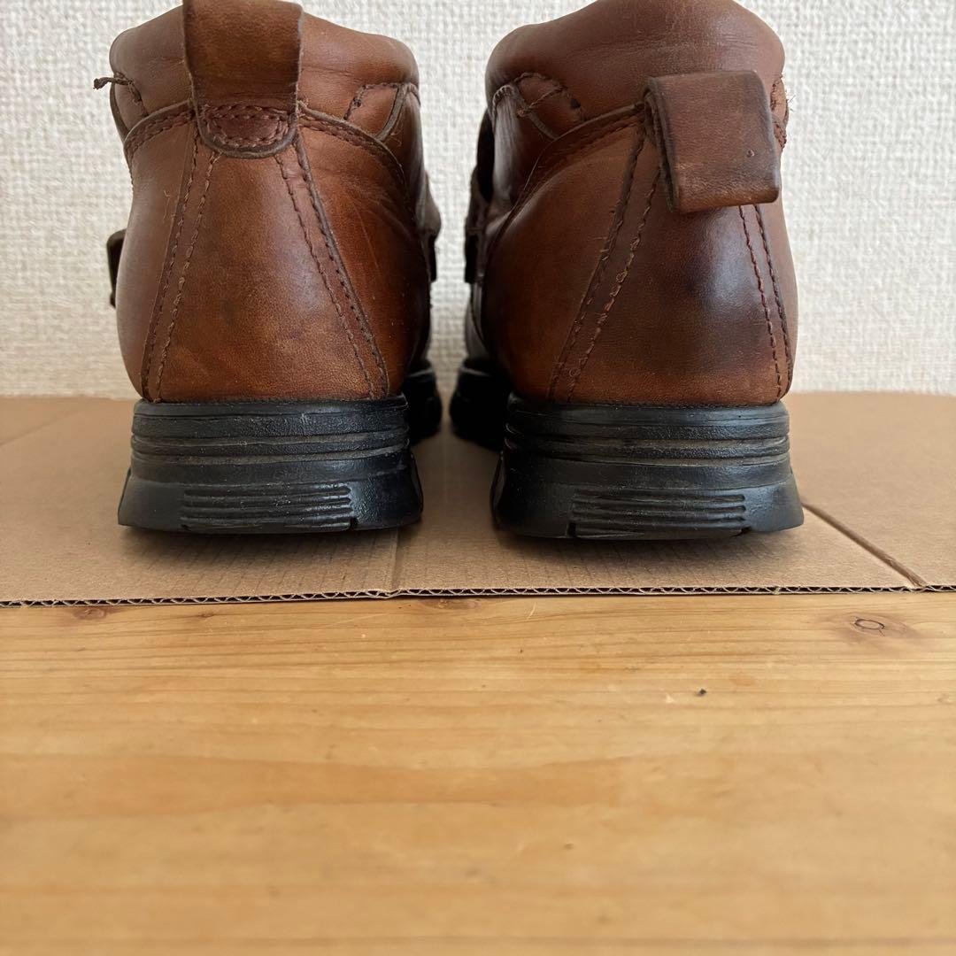 靴 90's POLO SPORT brown leather boots