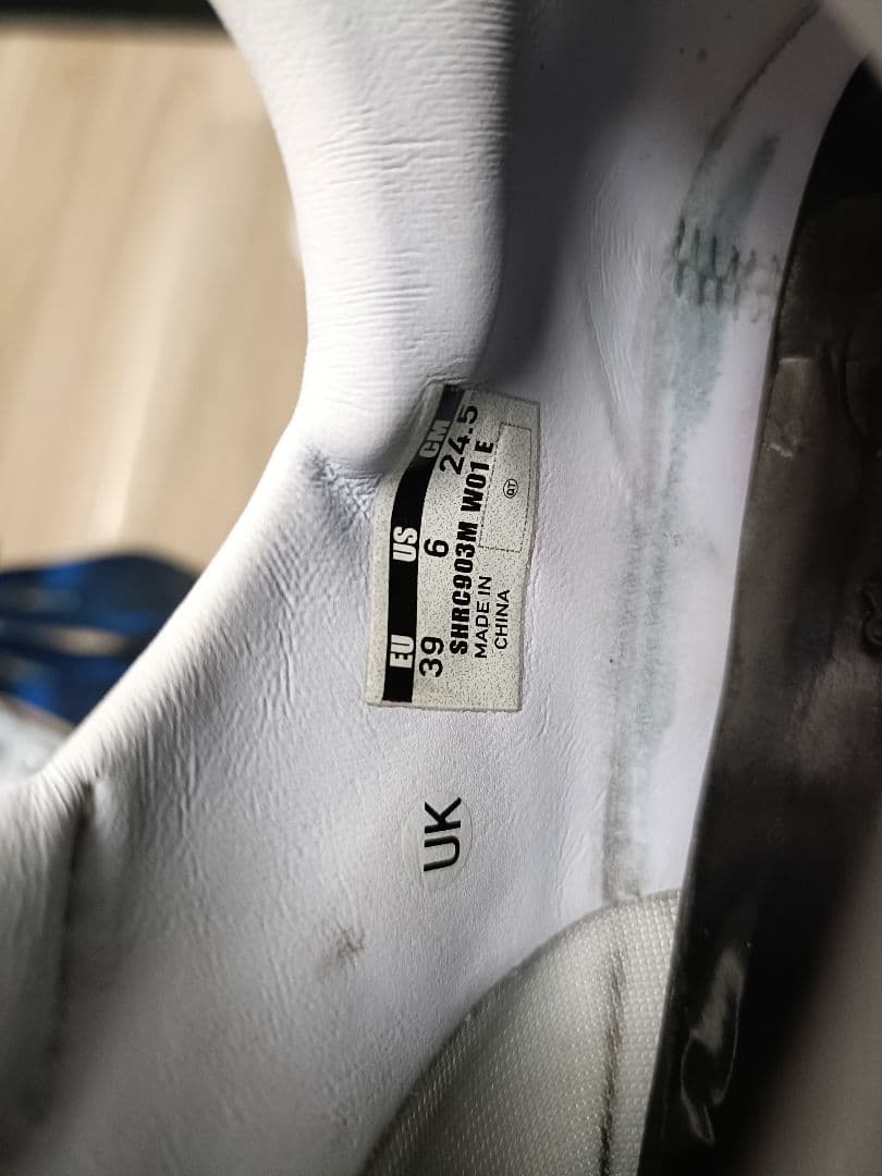 Shimano S-PHYRE ホワイト ロードバイクシューズ 39 WIDE