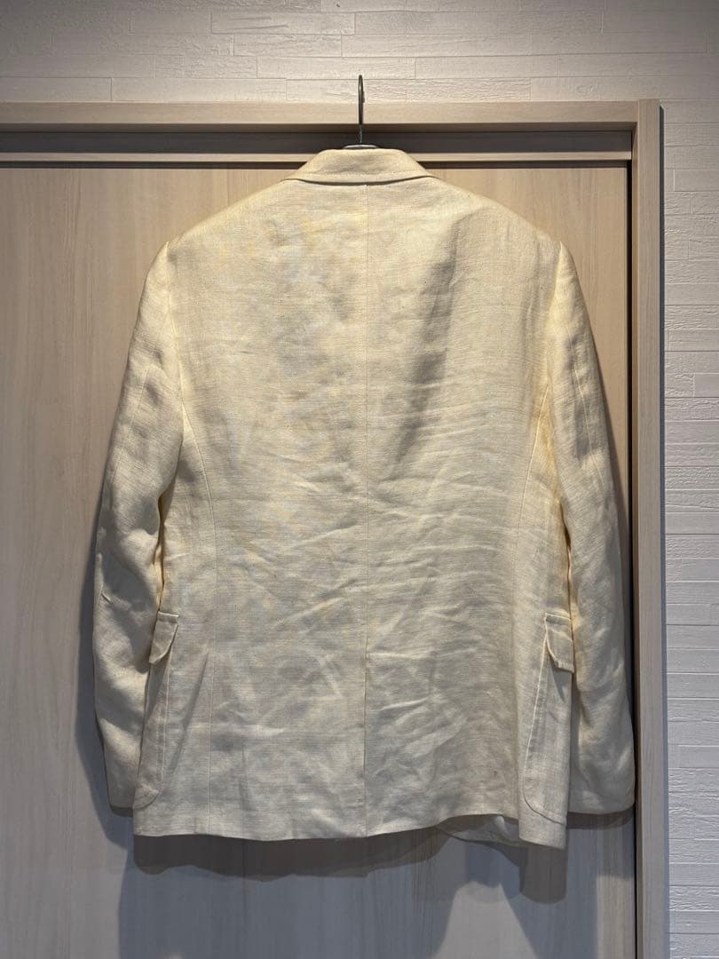 Ralph Lauren ラルフローレン スーツ リネン アイボリー イタリア製
