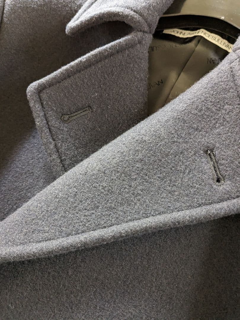 新品同様 09AW ジョンローレンスサリバン ピーコート ネイビー Sサイズ