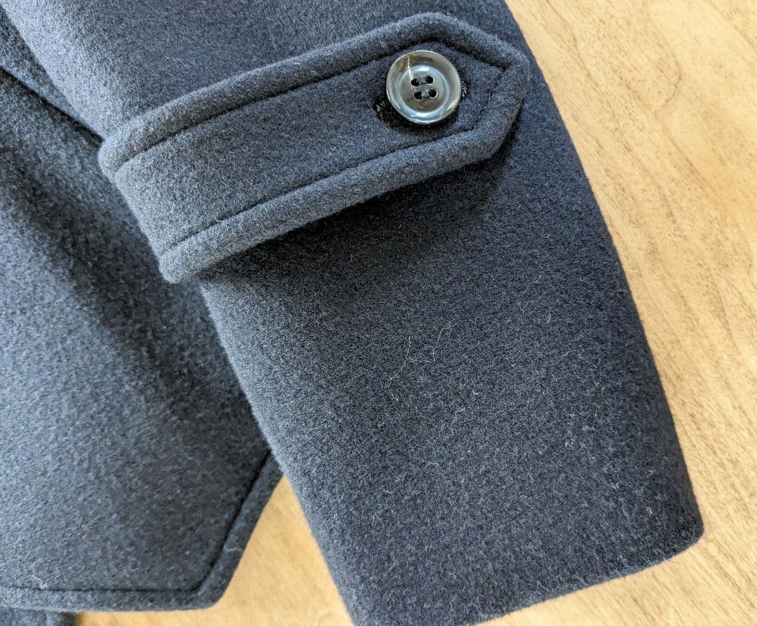 新品同様 09AW ジョンローレンスサリバン ピーコート ネイビー Sサイズ