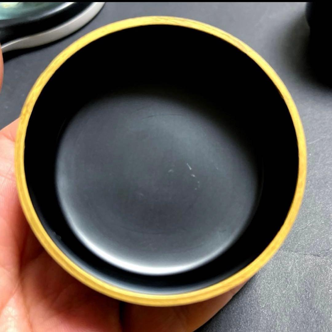 宗祥作　蒔絵　棗　共箱付き　黒