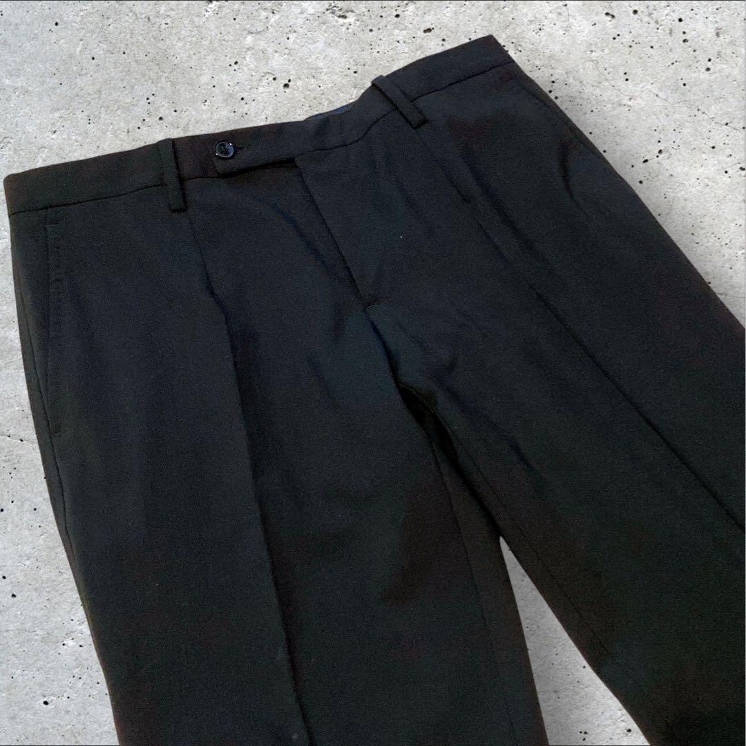 【美品】DOLCE&GABBANA ブラック 2Bスーツ セットアップサイズ46