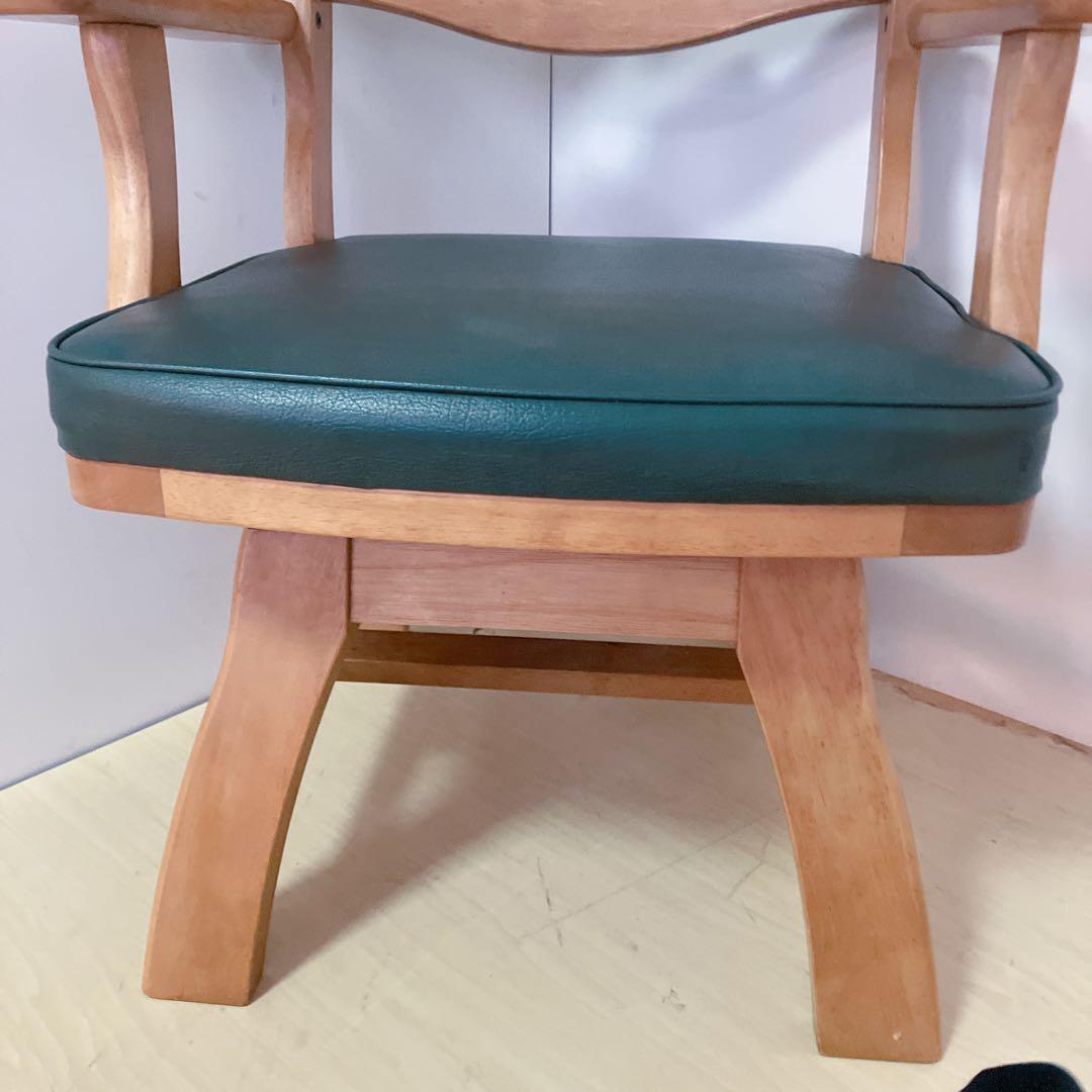 karimoku カリモク　RUSTIC 木製　回転チェア ダイニングチェア　②