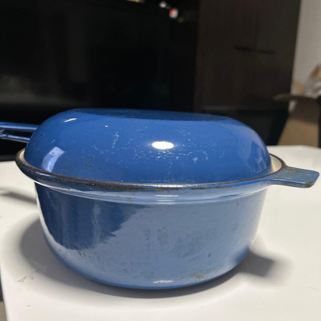 希少　COUSANCES 水色マルチファンクション22cm ソースパン