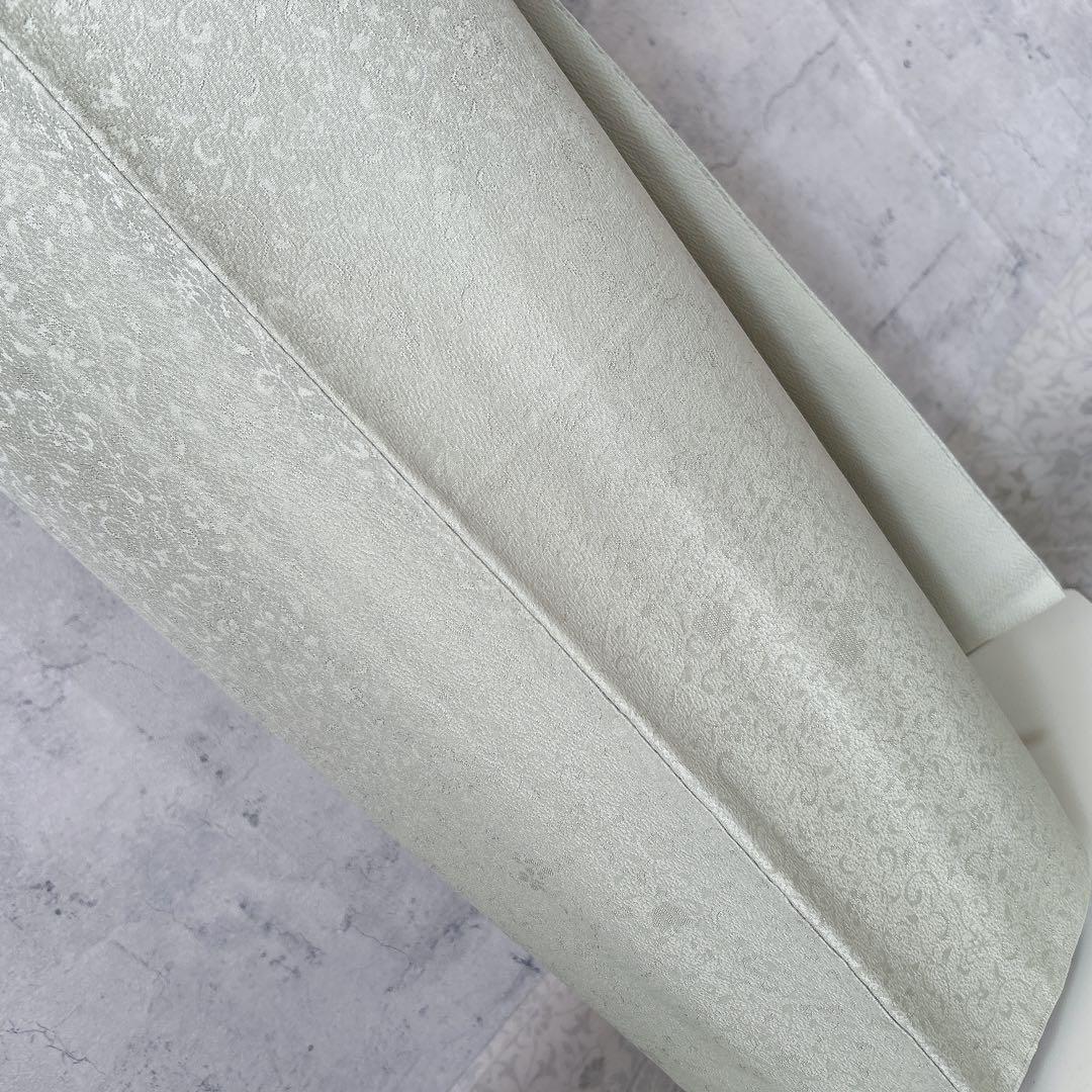 色無地➕長襦袢フルセット　着物　正絹　地紋　唐草　華やか　入学式　卒業式p4