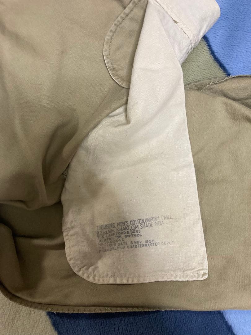 アメリカ軍　チノパン　トラウザー　ヴィンテージ