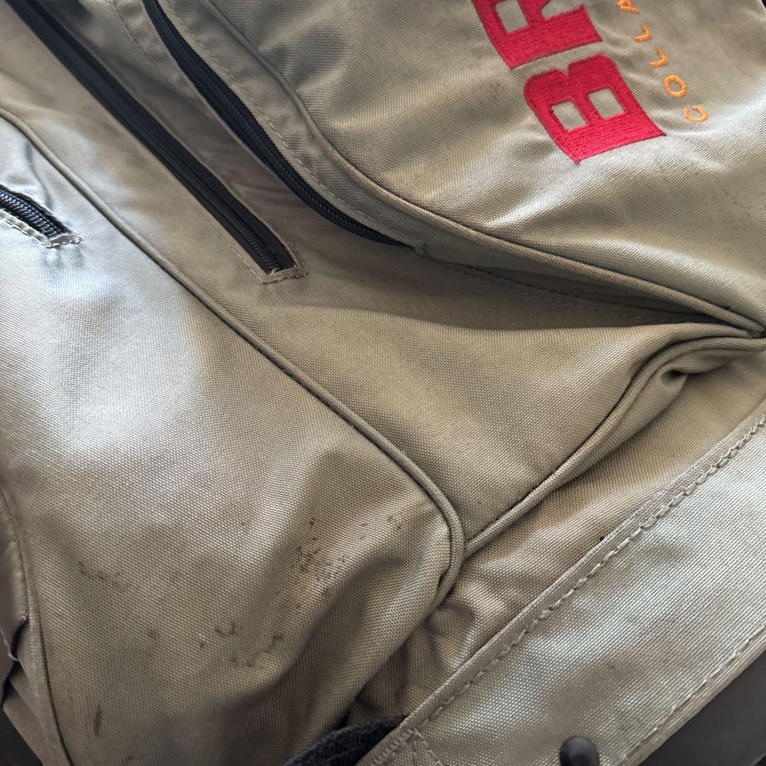 ブリーフィングゴルフ　キャディバッグ　ショルダー式　スタンド式　カーキ　軽量