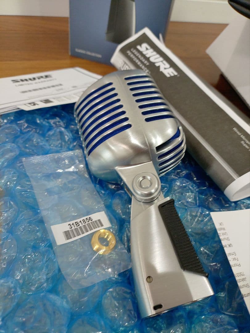 ガイコツマイク シュアー SHURE Super 55 ダイナミックマイク